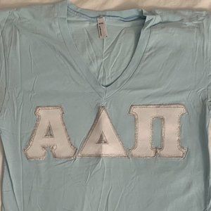 Alpha Delta Pi Sewn Letter Shirt